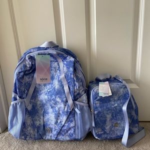 Iviva by Lululemon Girls Backpack and Lunch Bag Set